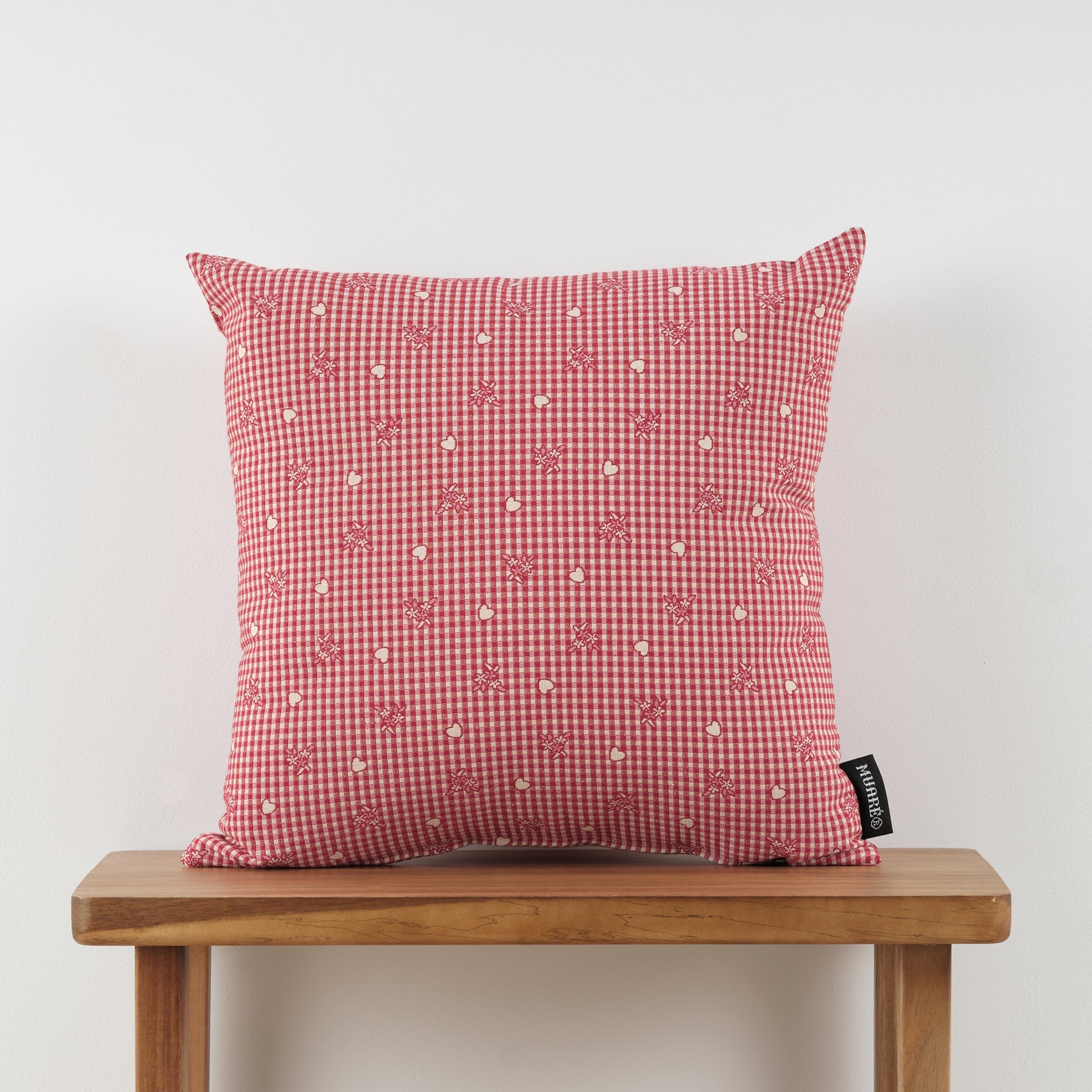Reversible jacquard cushion cover 45x45 cm 33785