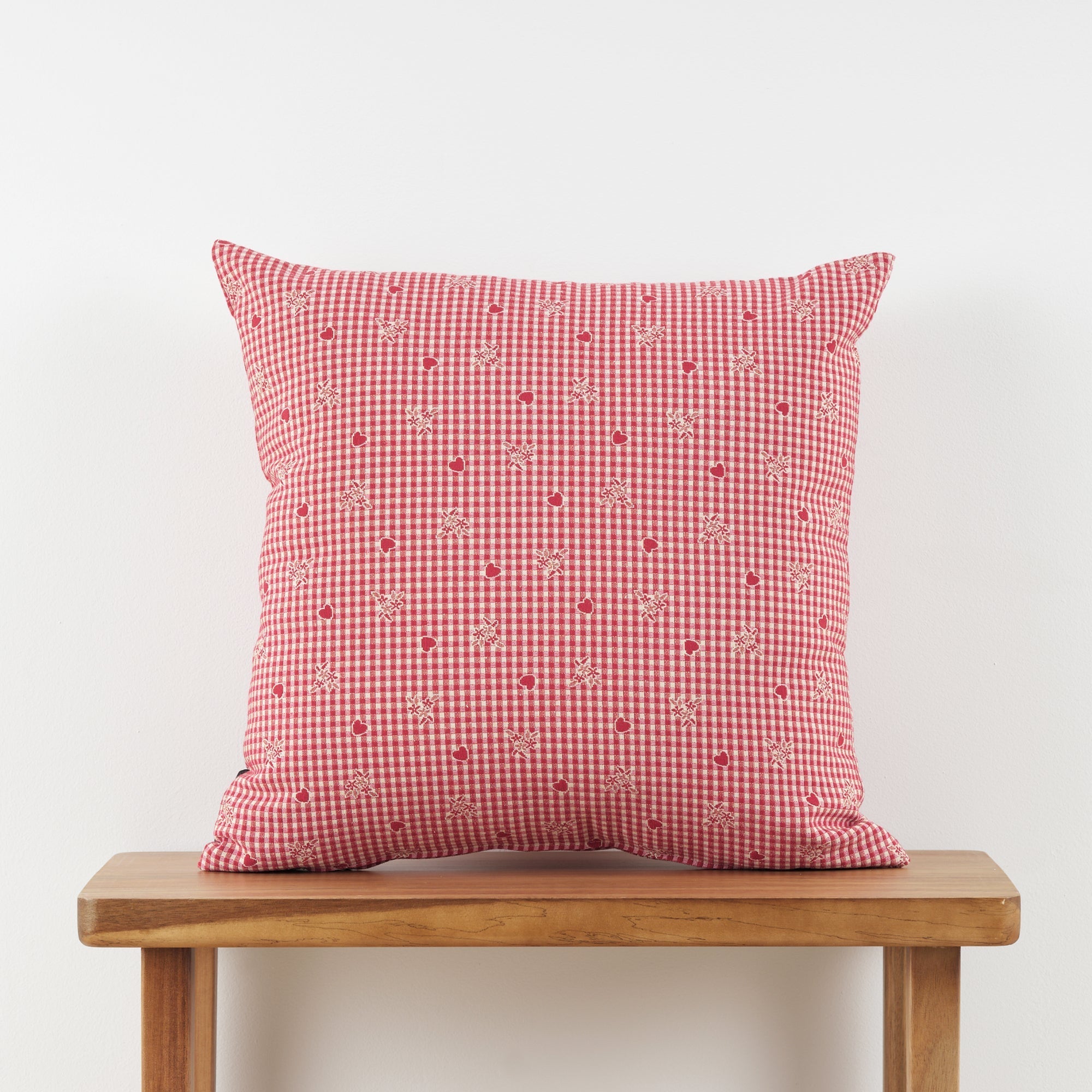 Reversible jacquard cushion cover 45x45 cm 33785