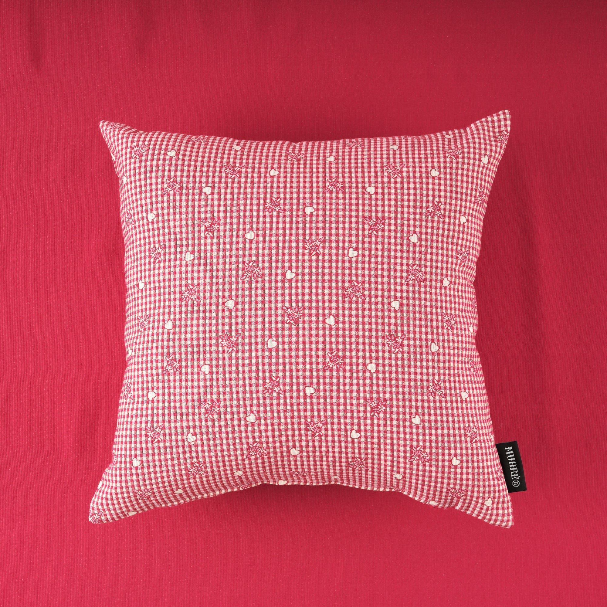 Reversible jacquard cushion cover 45x45 cm 33785