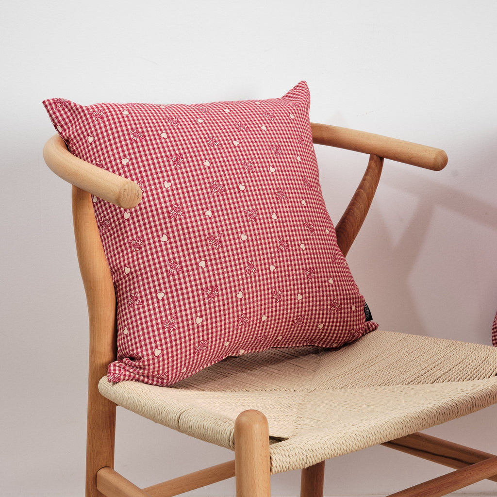 Reversible jacquard cushion cover 45x45 cm 33785