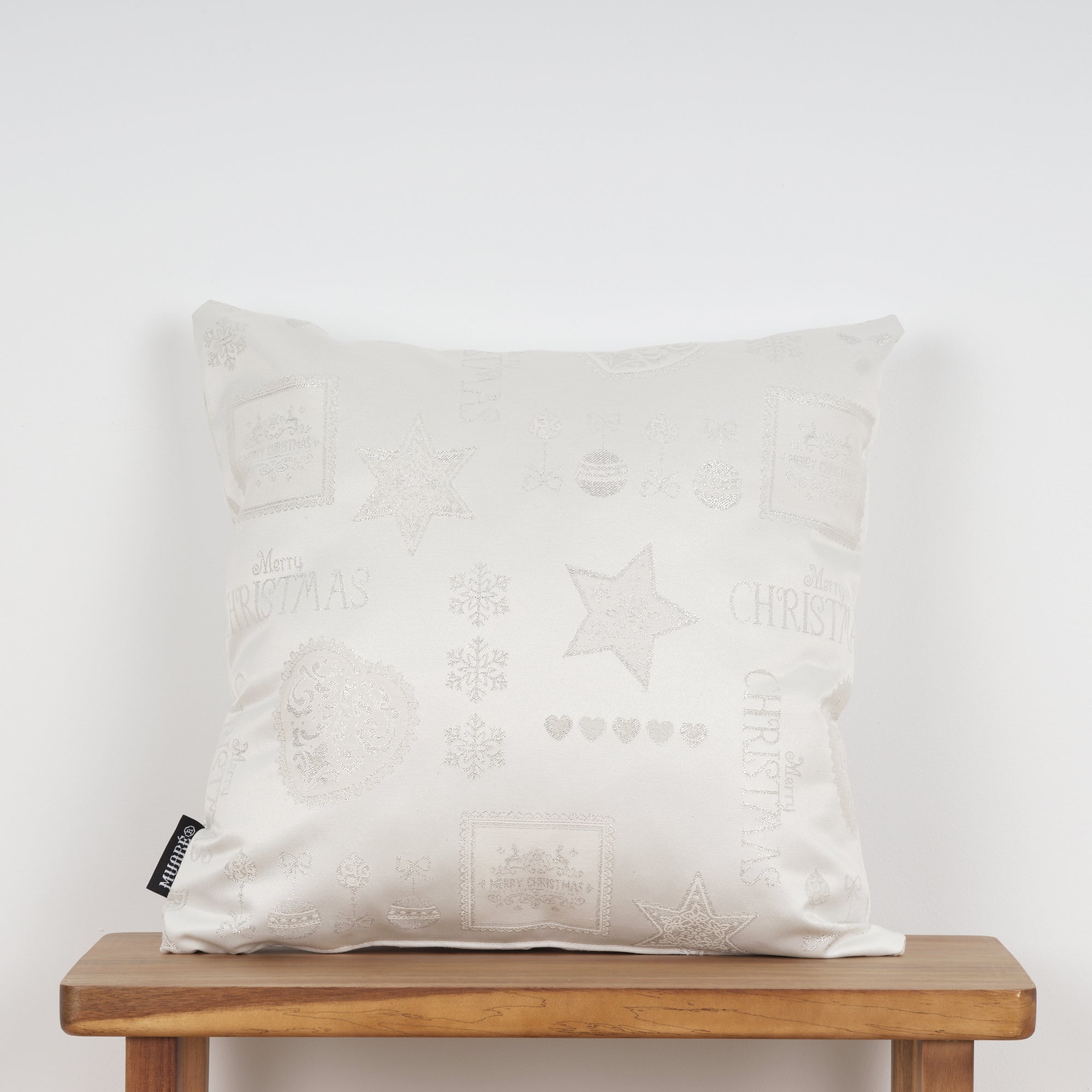 Jacquard cushion cover silver thread 45x45 cm PSC4732A