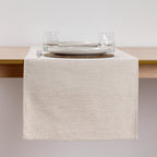 Chemin de table jacquard fil doré R17948 45x140 cm