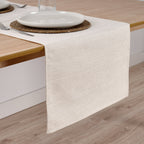 Chemin de table jacquard fil doré R17948 45x140 cm