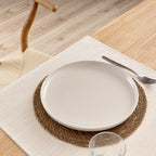 Chemin de table jacquard fil doré R17948 45x140 cm