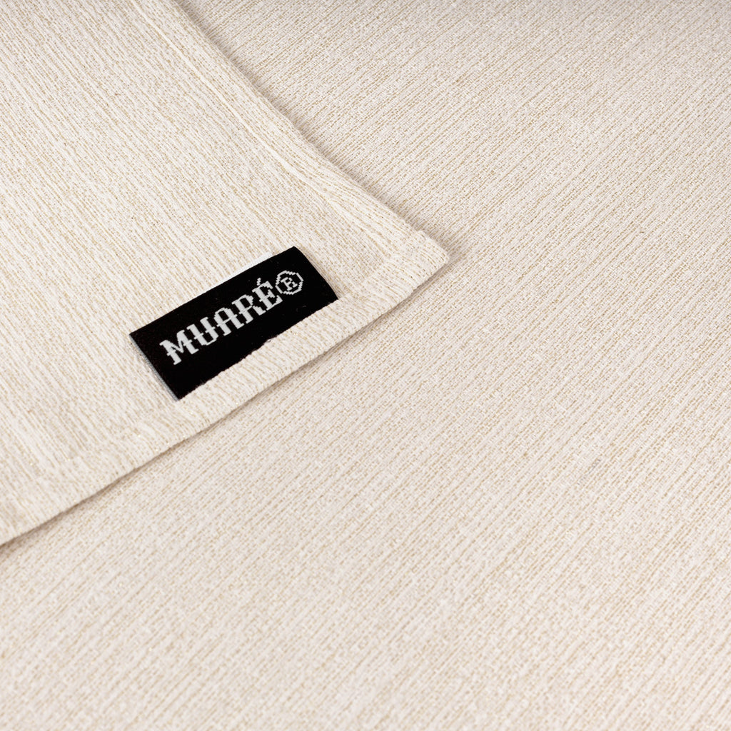 Chemin de table jacquard fil doré R17948 45x140 cm