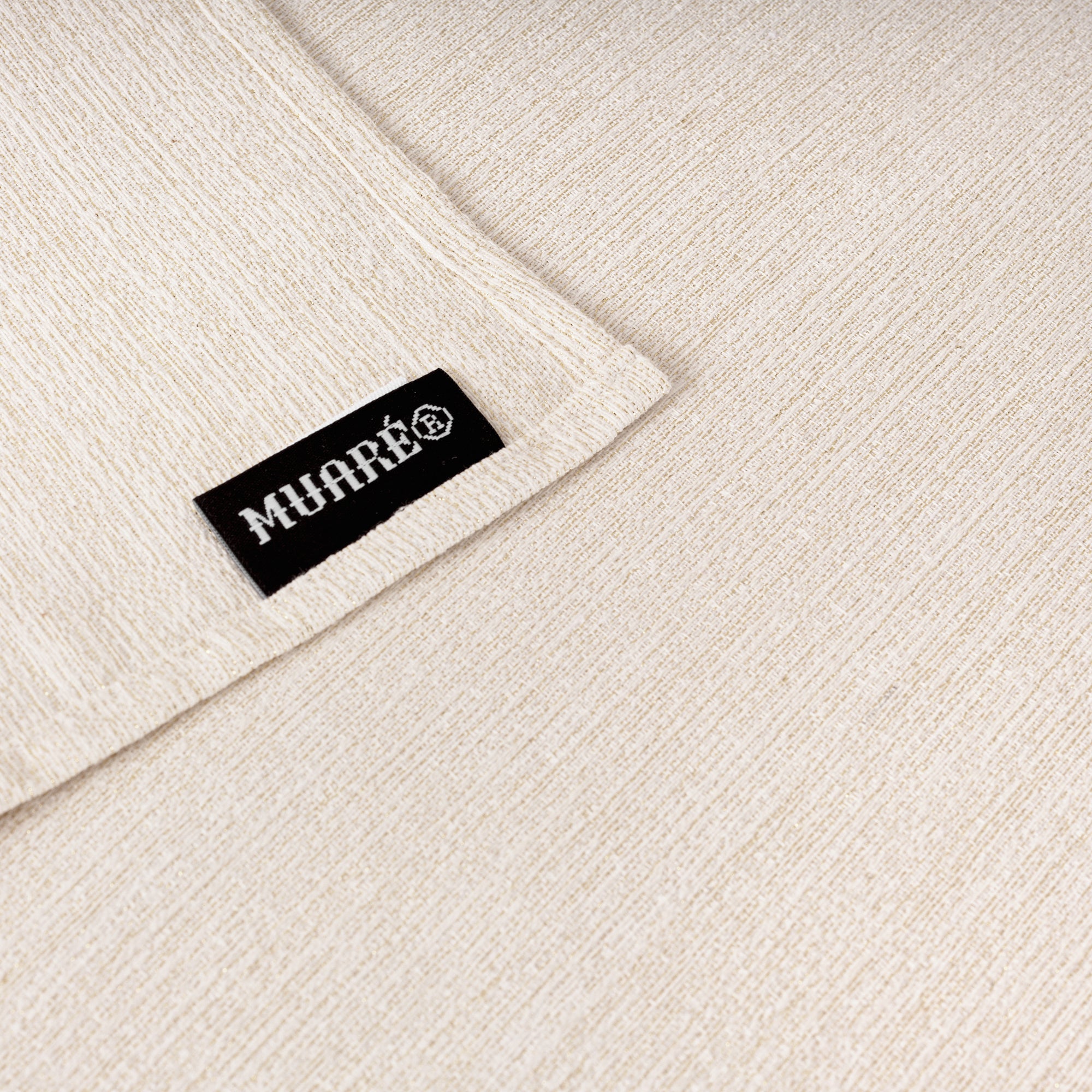 Chemin de table jacquard fil doré R17948 45x140 cm