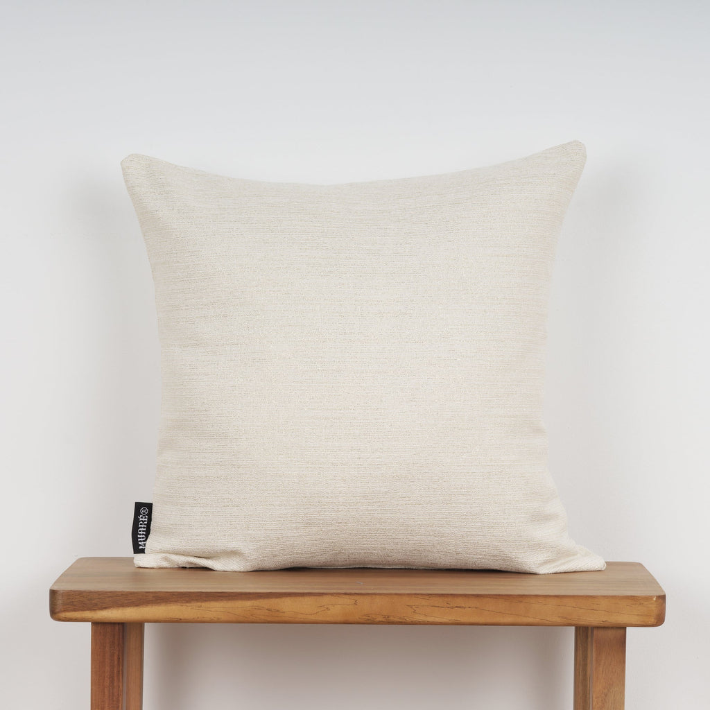 Housse de coussin jacquard fil doré 45x45 cm R17948