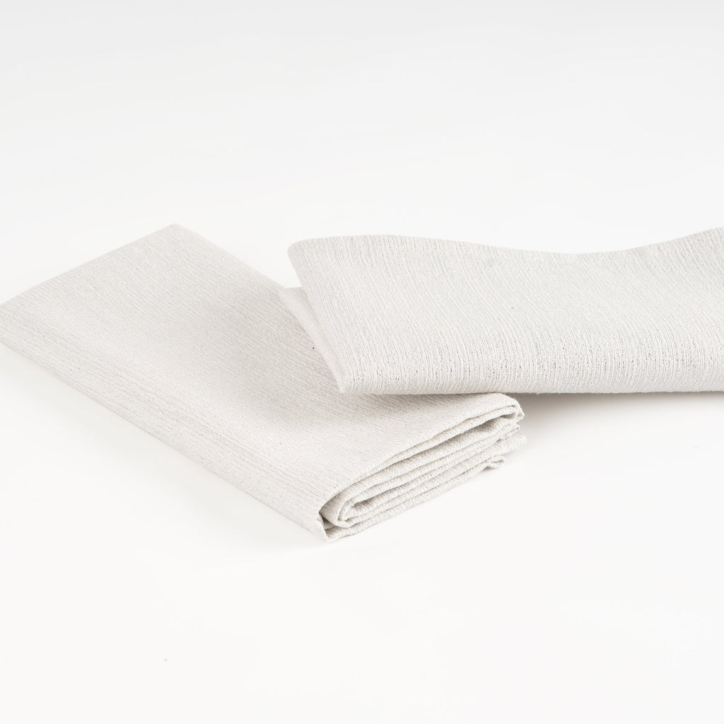 Paquet de 2 unités serviette jacquard fil argent R17948 45x45 cm