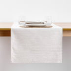 Chemin de table jacquard fil argent R17948 45x140 cm