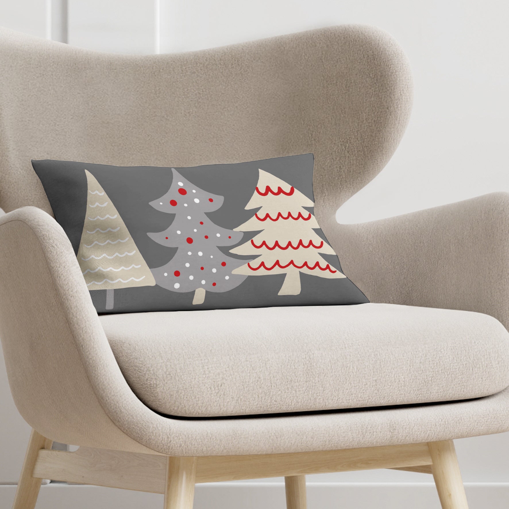 100% cotton cushion cover Lapland 74 30x50 cm