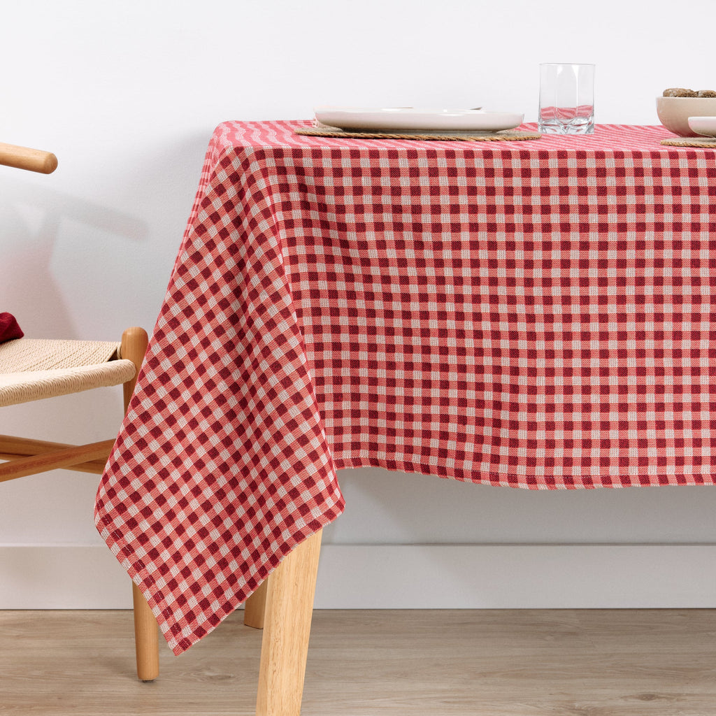 Nappe antitache premium jacquard Vichy