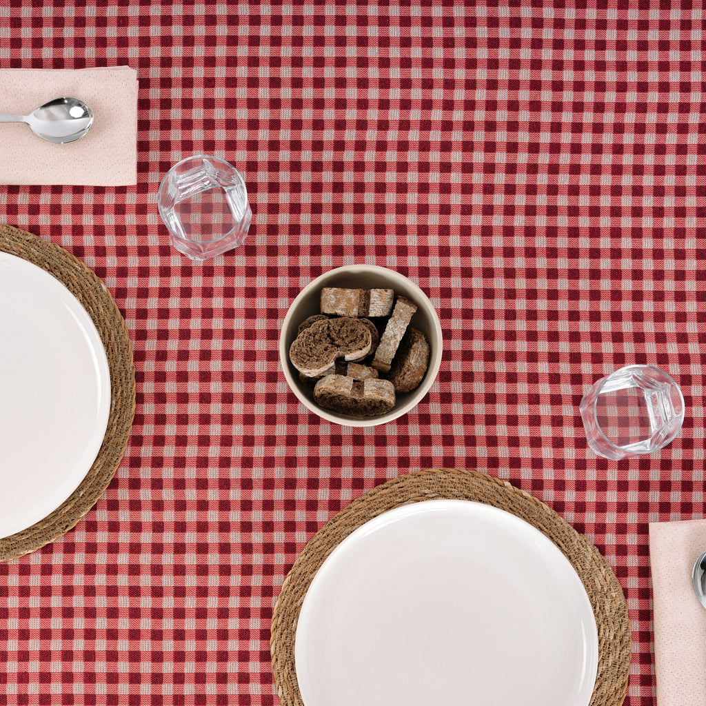 Nappe antitache premium jacquard Vichy