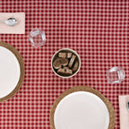 Nappe antitache premium jacquard Vichy