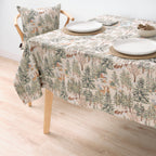 Premium Jacquard Stain-Resistant Tablecloth 33722B