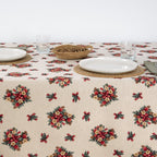 Premium jacquard stain-resistant tablecloth 33763