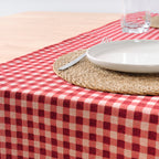 Chemin de table jacquard Vichy 45x140 cm