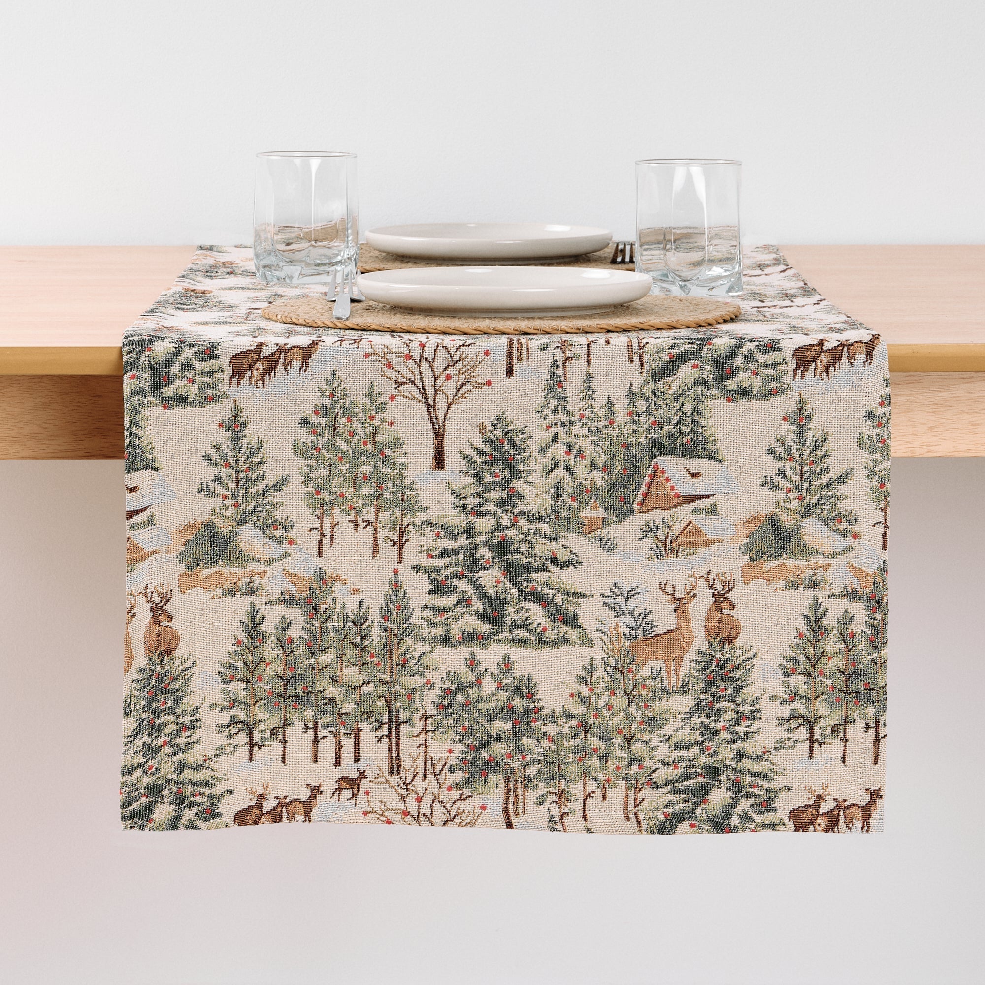 Chemin de table jacquard 33722B 45x140 cm