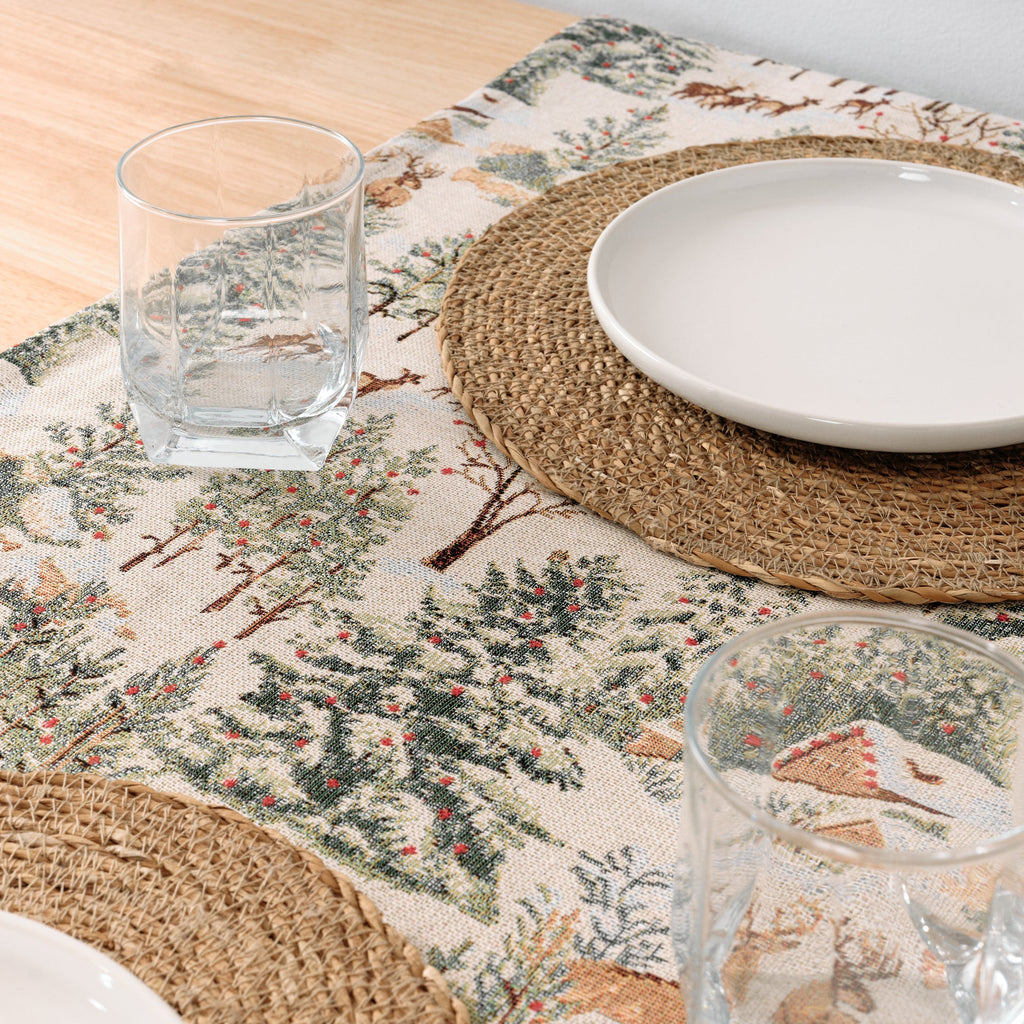 Chemin de table jacquard 33722B 45x140 cm