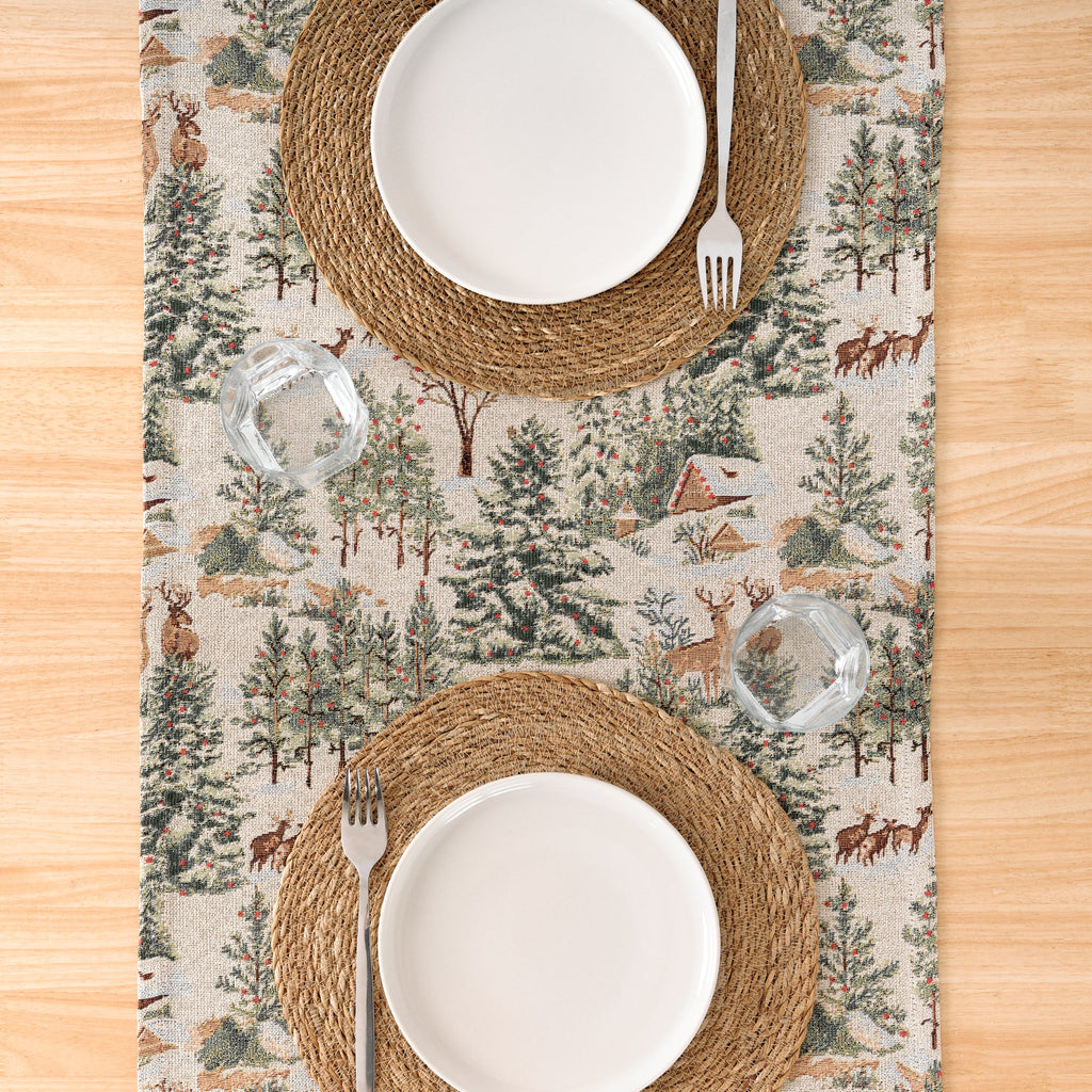 Chemin de table jacquard 33722B 45x140 cm