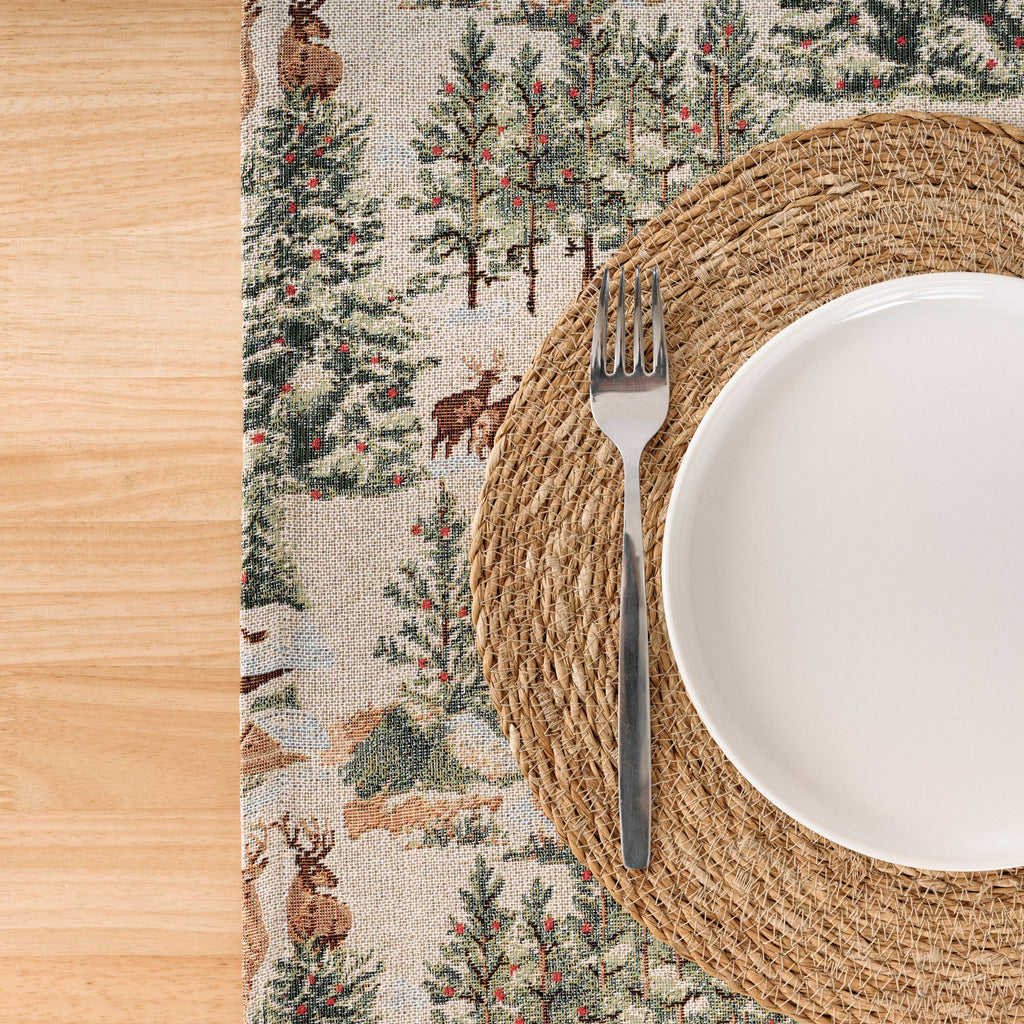 Chemin de table jacquard 33722B 45x140 cm