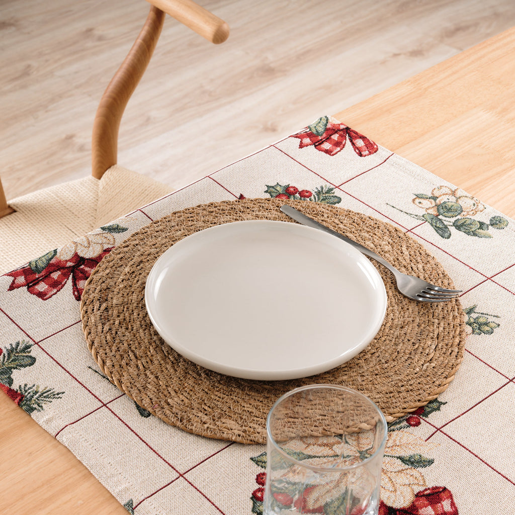 Chemin de table jacquard 33725B 45x140 cm