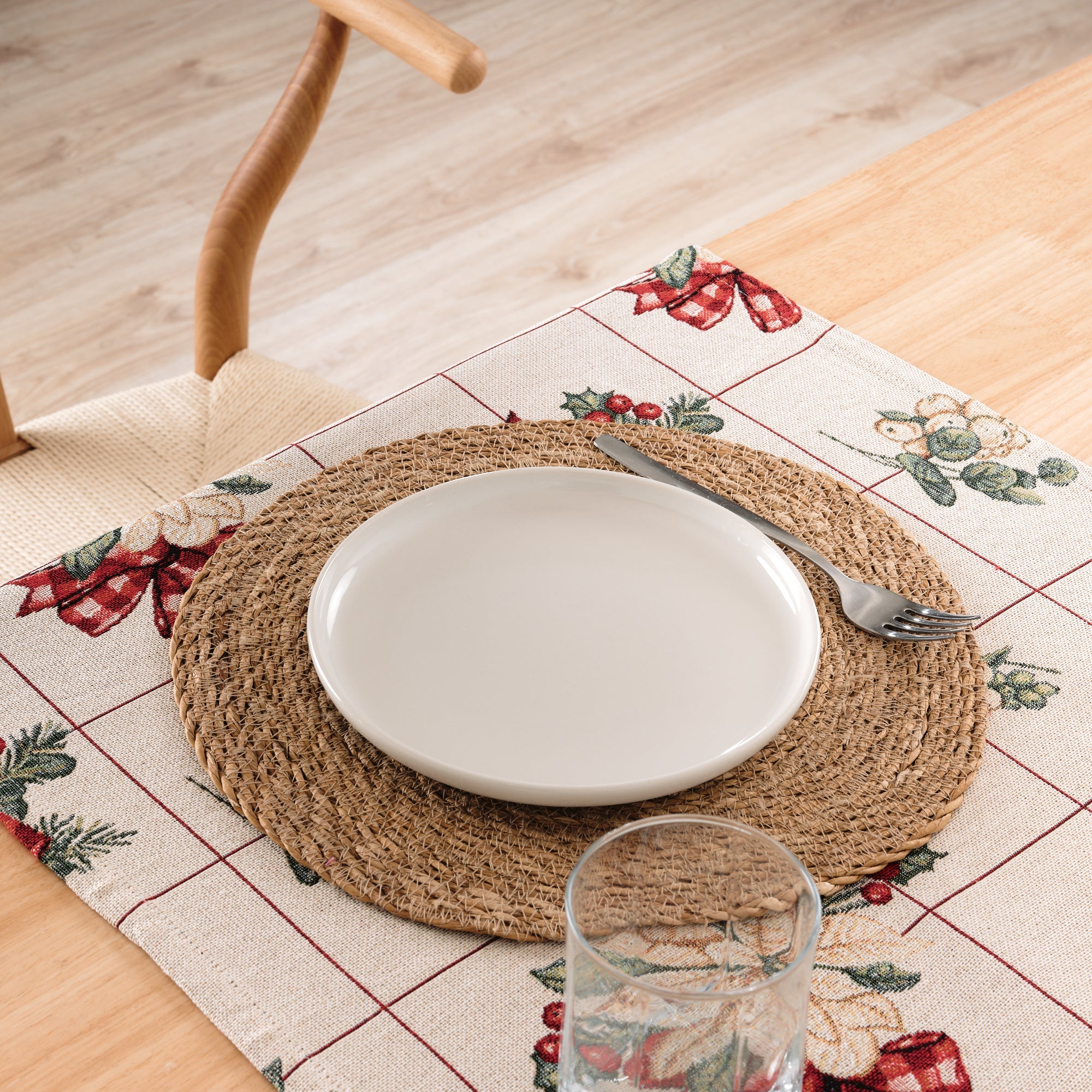 Chemin de table jacquard 33725B 45x140 cm