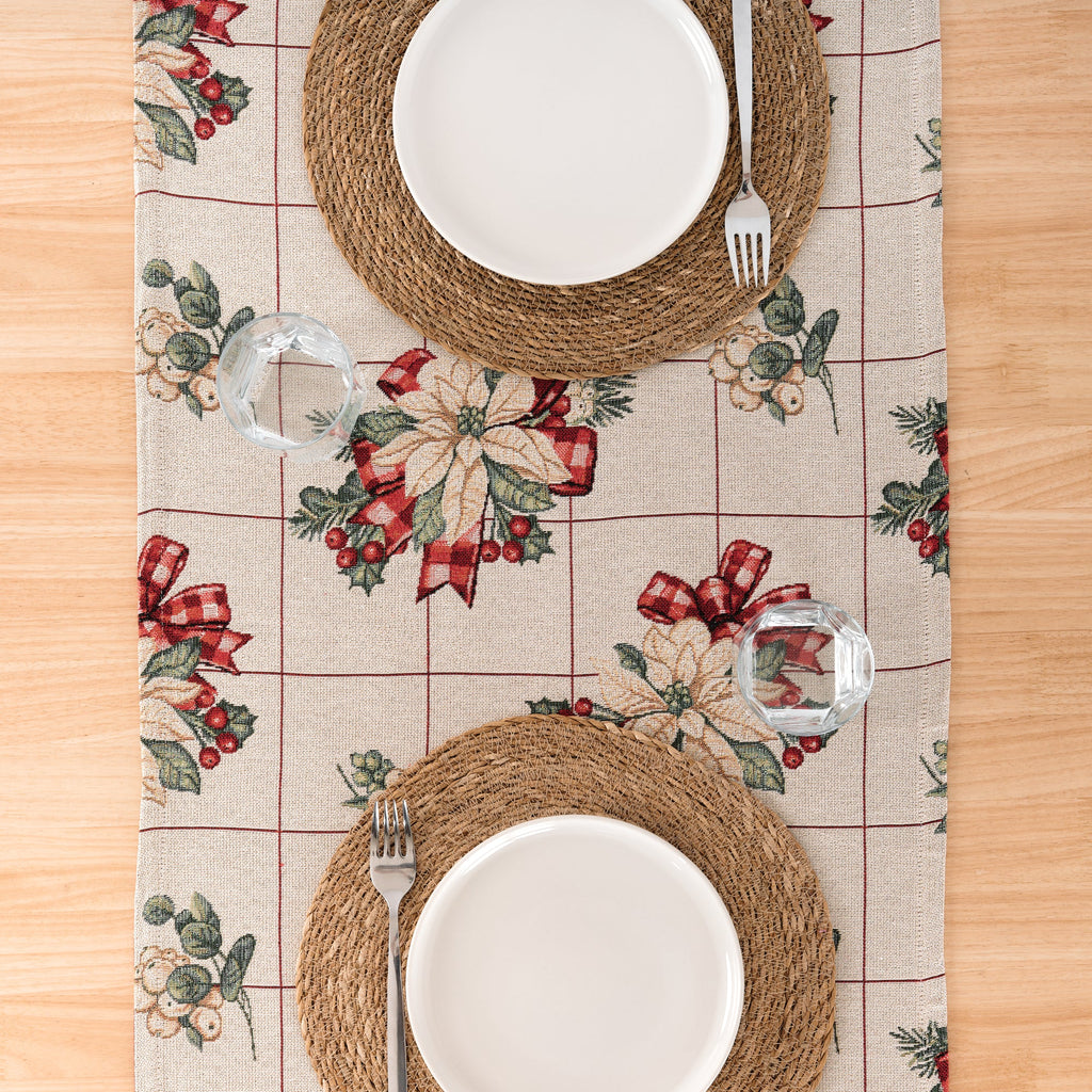 Chemin de table jacquard 33725B 45x140 cm