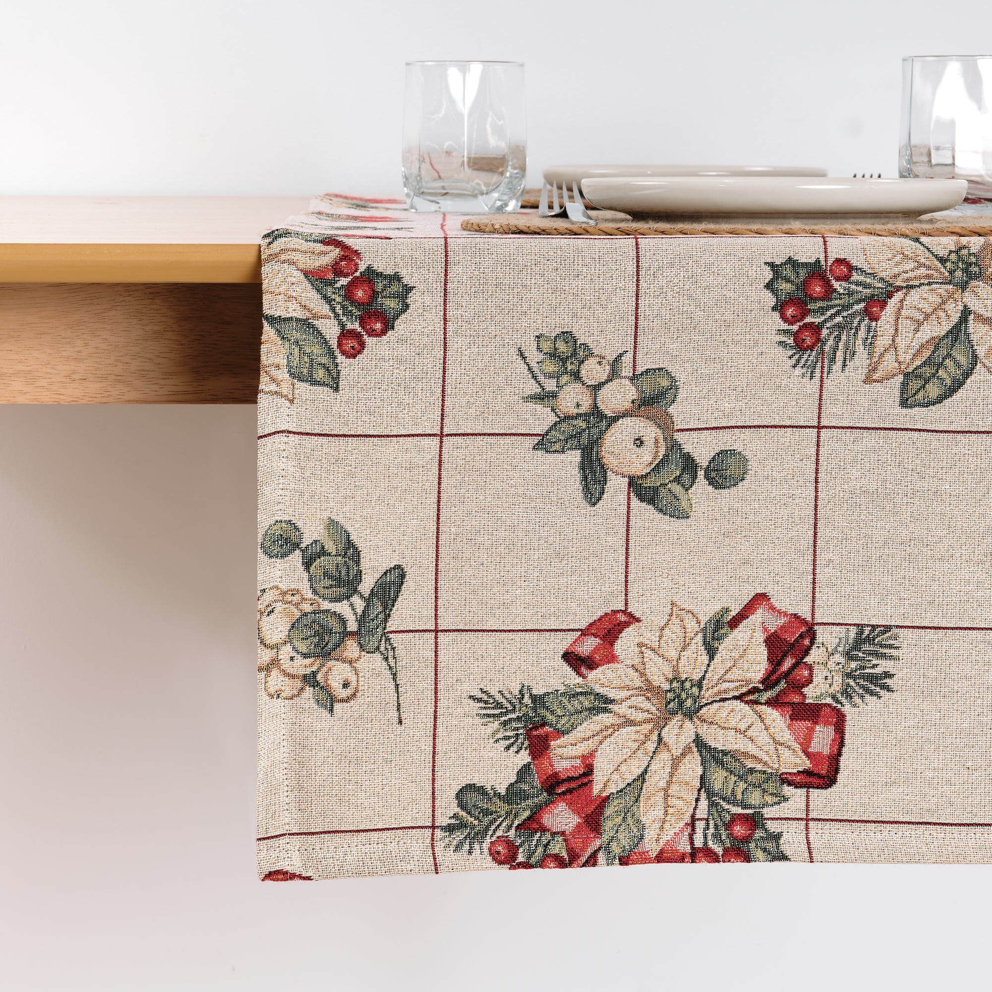 Chemin de table jacquard 33725B 45x140 cm