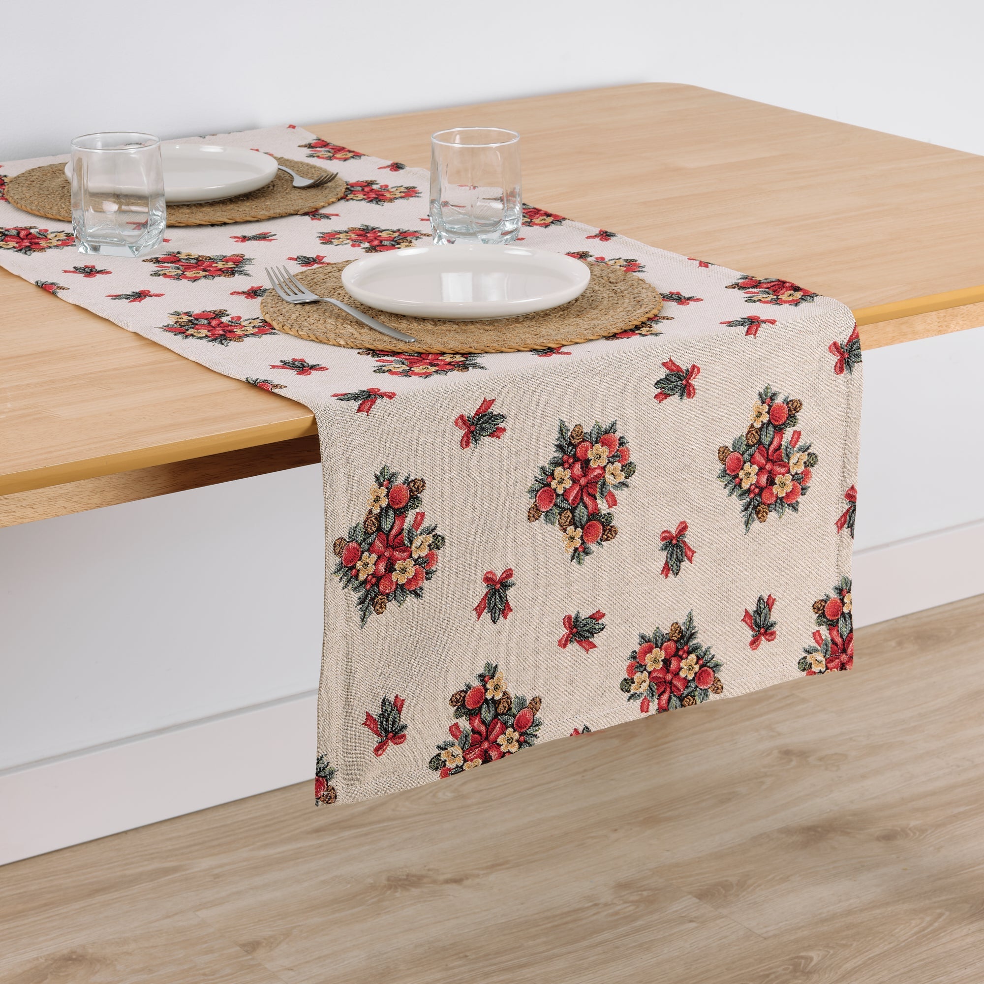 Chemin de table jacquard 33763 45x140 cm