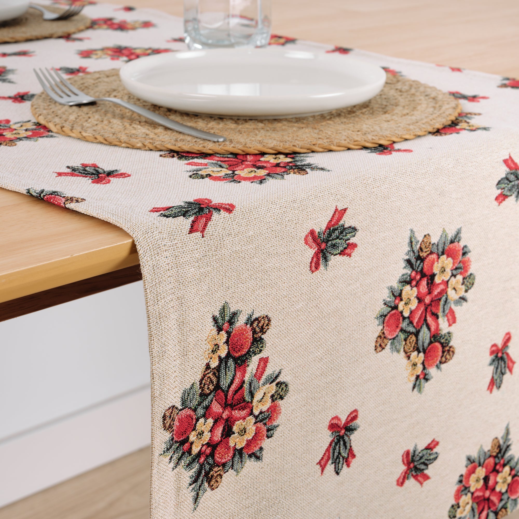 Chemin de table jacquard 33763 45x140 cm