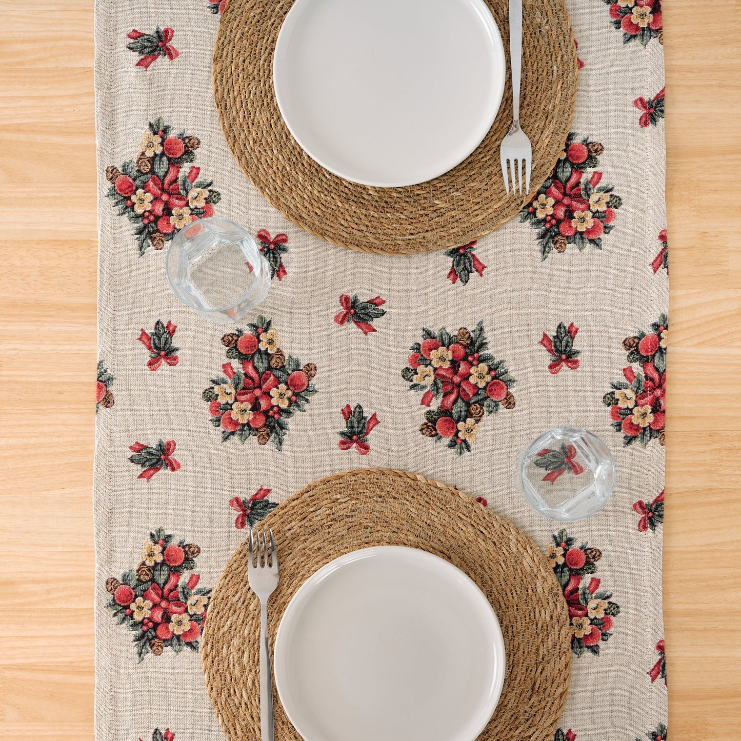 Chemin de table jacquard 33763 45x140 cm