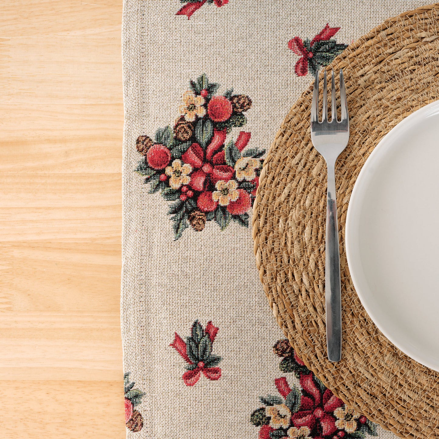 Chemin de table jacquard 33763 45x140 cm