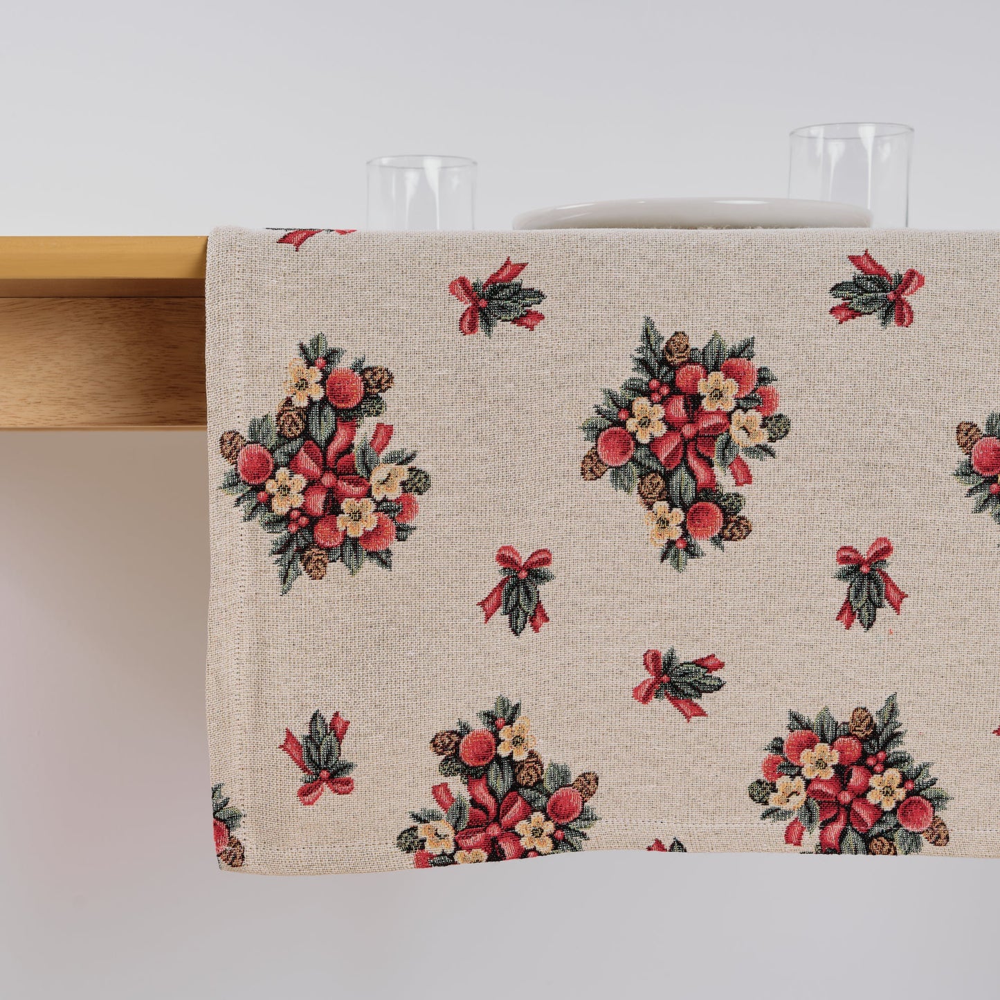 Chemin de table jacquard 33763 45x140 cm