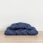 Cama para mascotas gruesa y acolchada antimanchas Benicassim Marino