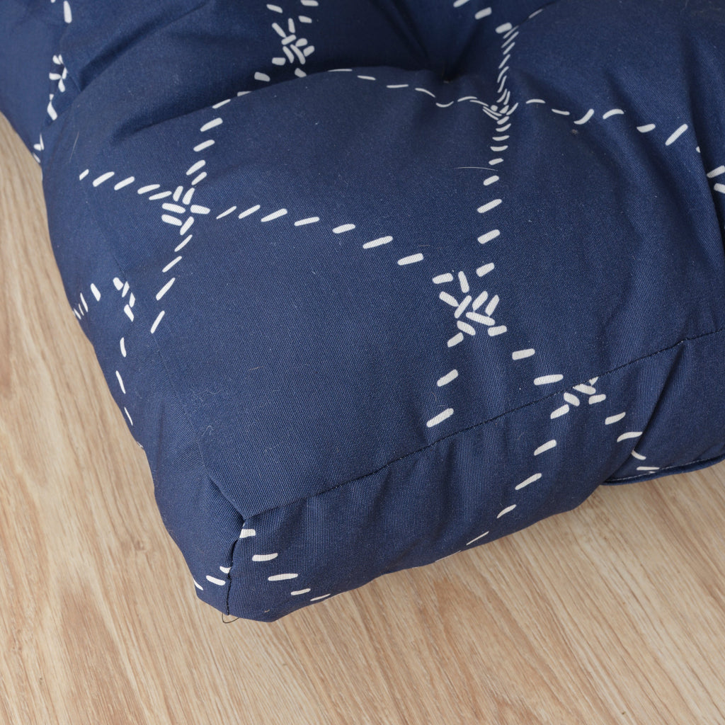 Cama para mascotas gruesa y acolchada antimanchas Benicassim Marino