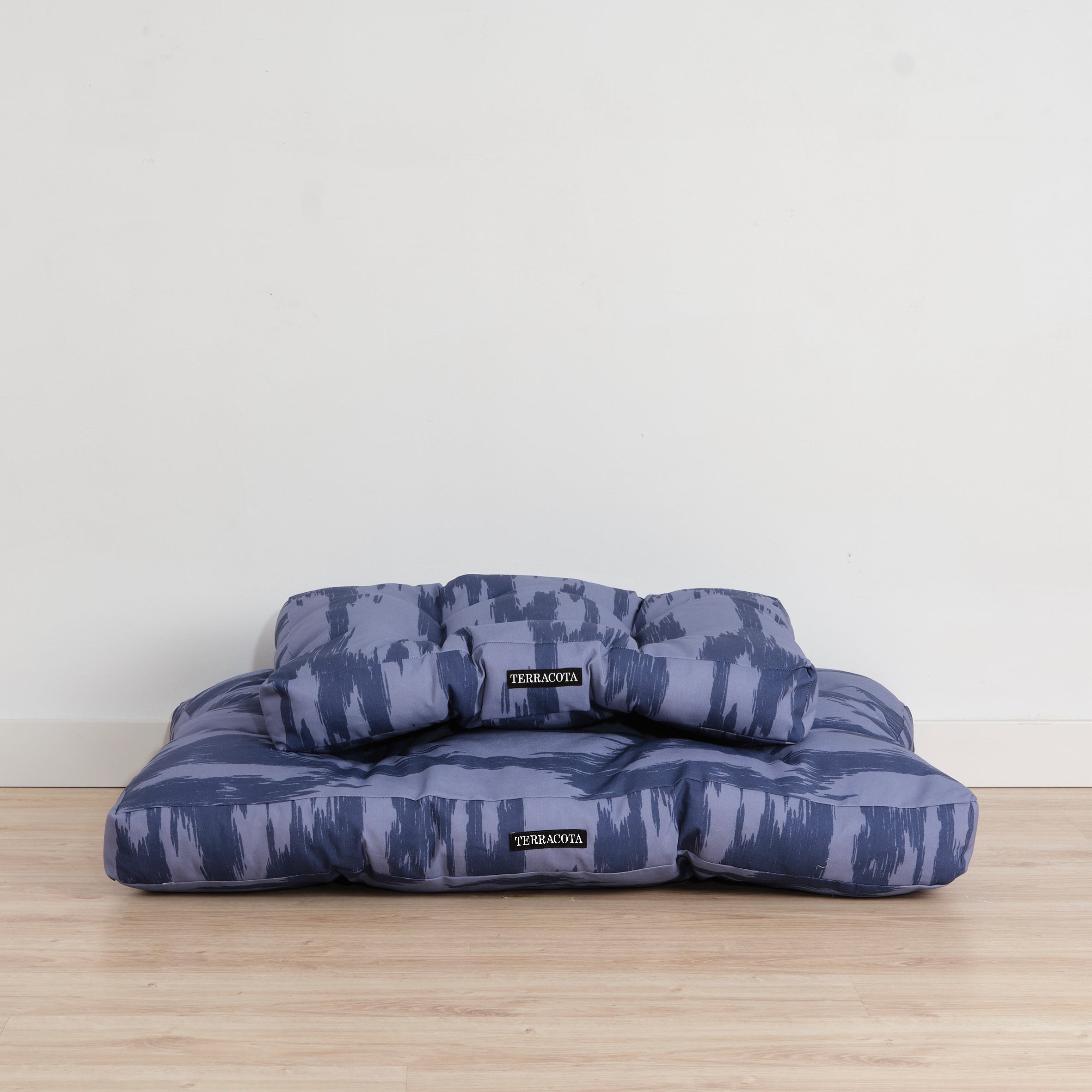 Cama para mascotas gruesa y acolchada antimanchas Mahón Azul Marino