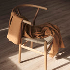 Plaid Waffle 100% cotton Burnt Orange 130x170 cm