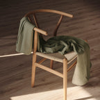 100% cotton Waffle Plaid Desert Sage 130x170 cm