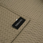 Plaid Waffle 100% cotton Wallnut 130x170 cm