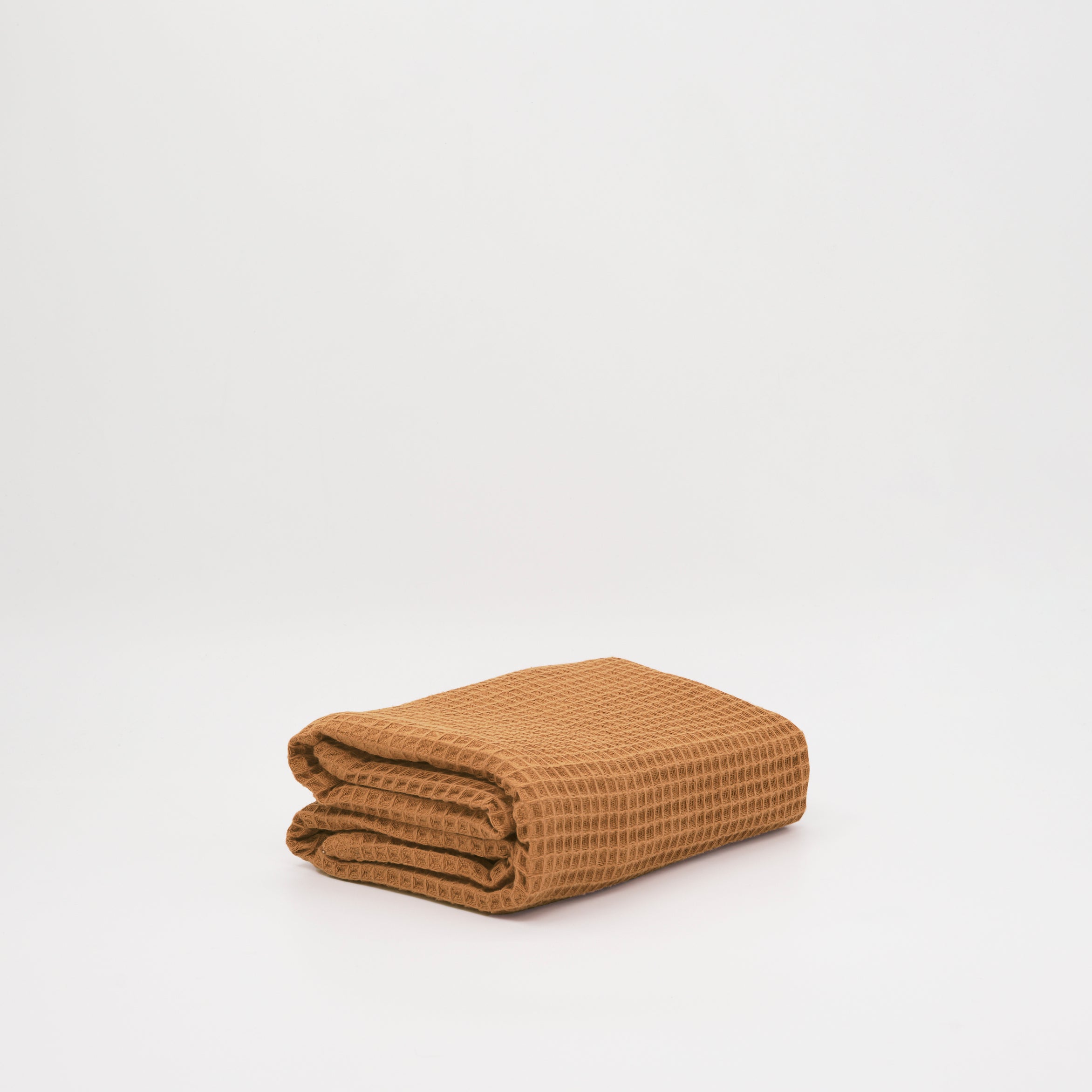 100% Cotton Burnt Orange Waffle Towel