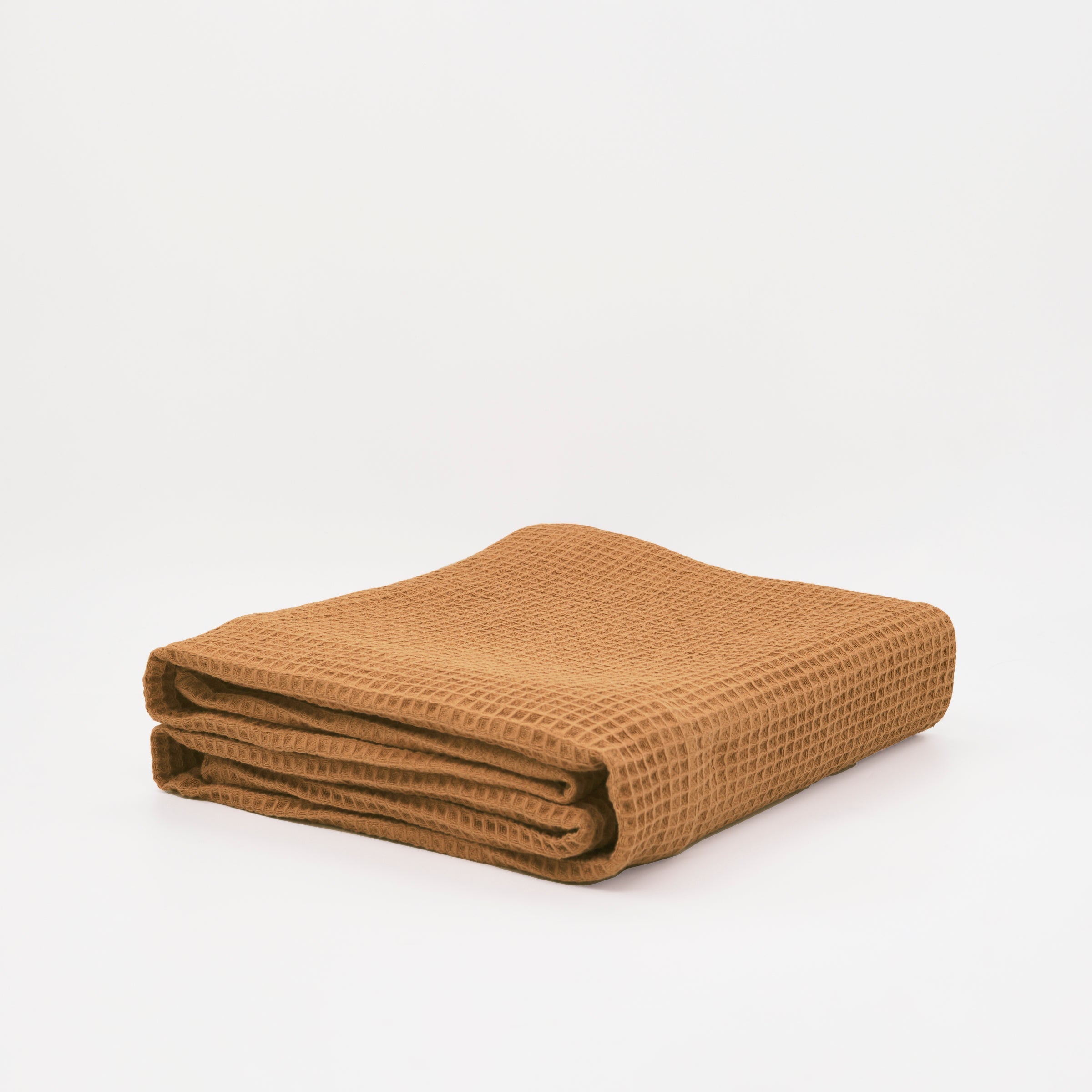 100% Cotton Burnt Orange Waffle Towel