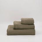 Wallnut 100% cotton waffle towel