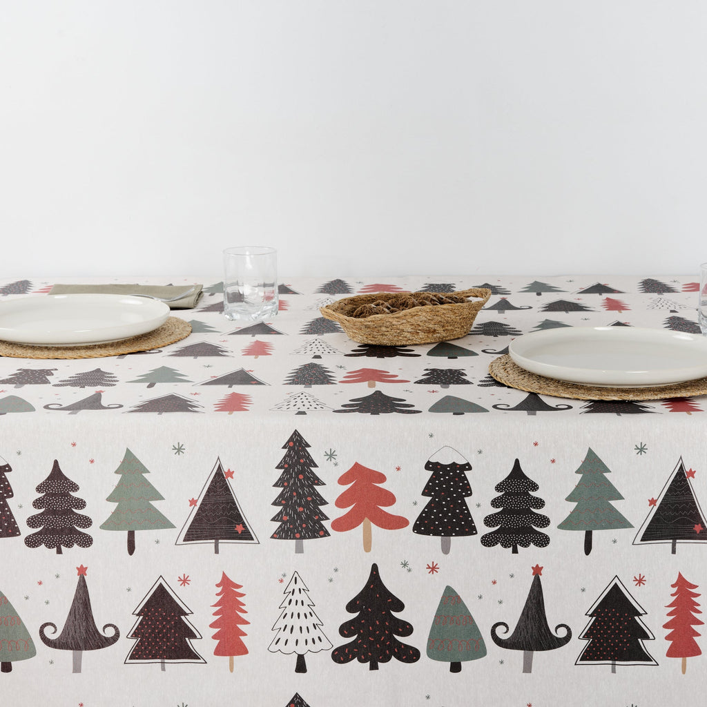 Stain-resistant tablecloth XL Merry Christmas 14