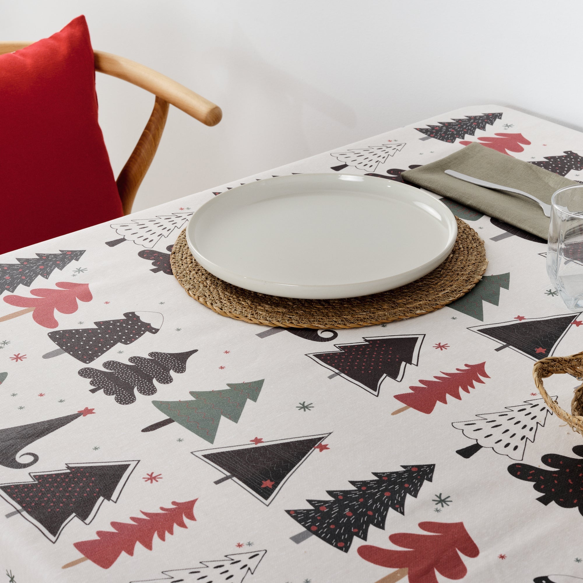 Stain-resistant tablecloth XL Merry Christmas 14