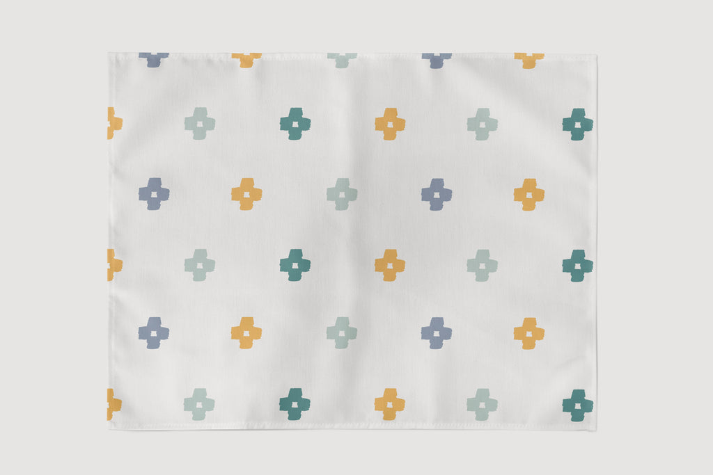 Pack of 2 resin individual placemats 41 - 45x35 cm