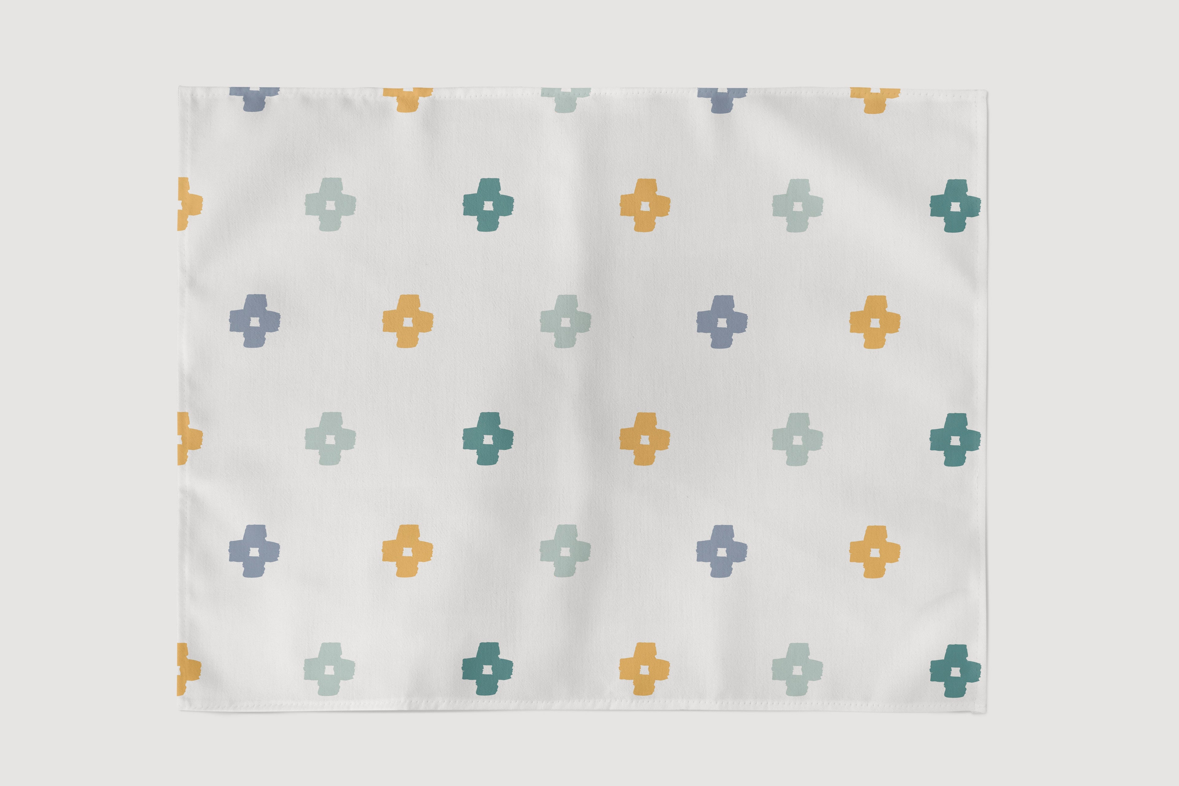 Pack of 2 resin individual placemats 41 - 45x35 cm