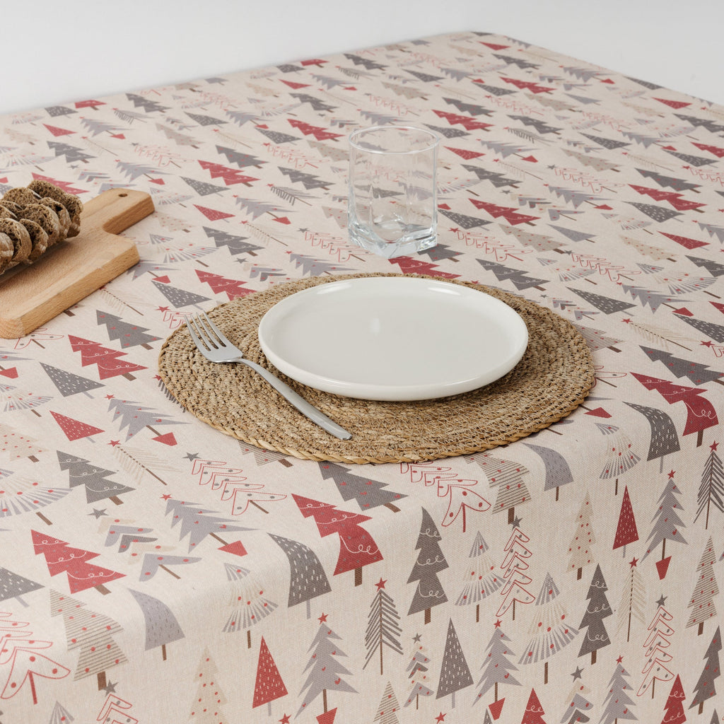 Stain-resistant tablecloth XL Merry Christmas 31