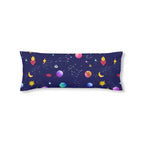 Taie d'oreiller 100% coton Bleu Cosmos