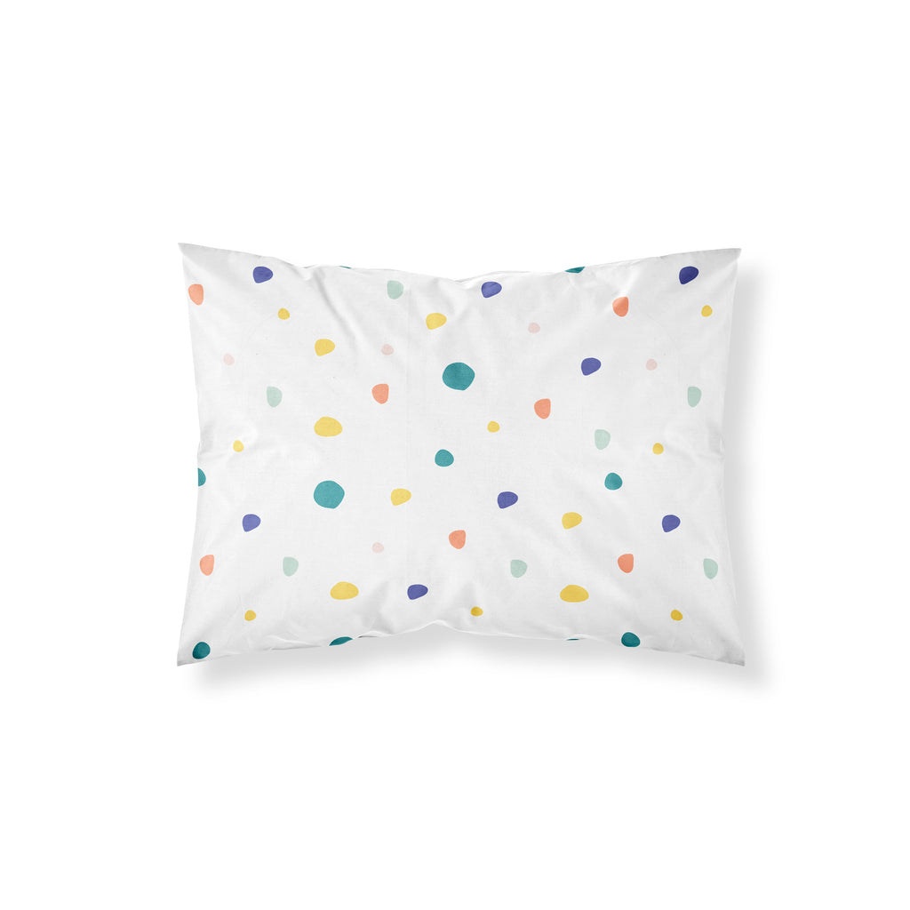 Taie d'oreiller 100% coton Citron vert