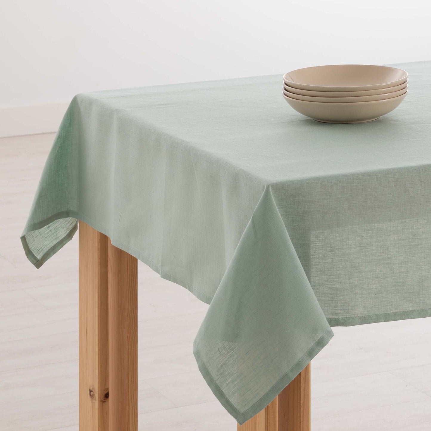 Mantel hidrofugo antimanchas Lino 100% Aqua